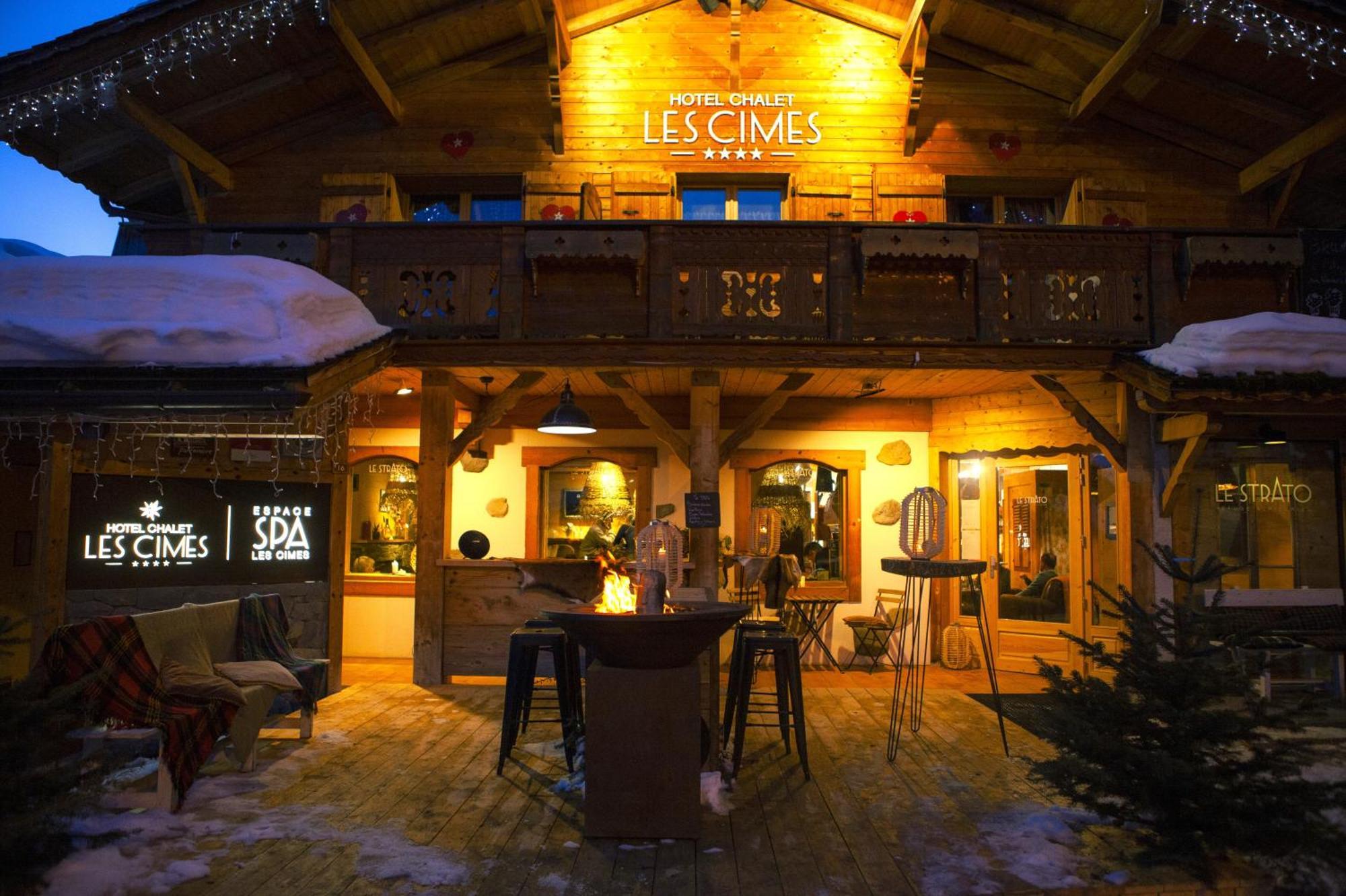 Chalet-Hotel Les Cimes Le Grand-Bornand Exterior photo